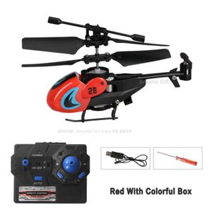 RADIOCOMMANDE POUR DRONE Boîte colorée rouge - Mini Hélicoptère Radiocomman