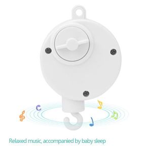 MOBILE Bébé enfant en bas âge mobile lit de bébé jouet mouvement d'horlogerie boîte à musique bébé cloche cintre 116095