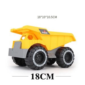 VOITURE - CAMION Jaune C - Jouet de voiture d'ingénierie de simulation classique pour bébé, tracteur modèle EbModel, camion à