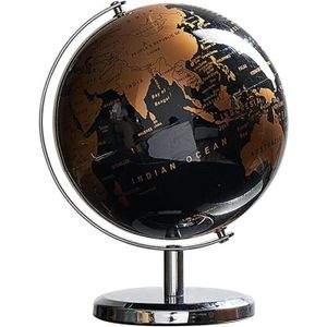 GLOBE TERRESTRE Globe Terrestre Rotatif Rétro En Plastique Avec Base[H5806]