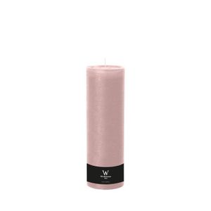 4 in Custom parfumée pastel fait main rose Pilier Bougies Medium environ 10.16 cm Tall