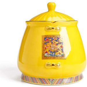 bonbons jouets 5 X 1.8 L Pet pot en plastique avec jaune couvercle de conservation des aliments cuisine