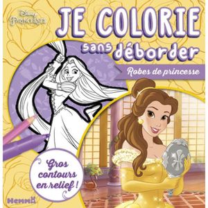 LIVRE DE COLORIAGE Hemma - Disney Princesses - Je colorie sans debord