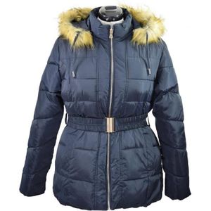 doudoune femme ceinture