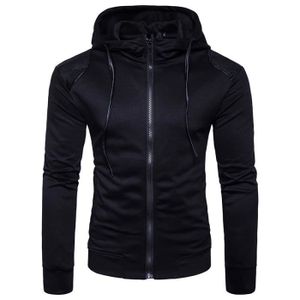 sweat capuche homme uni pas cher