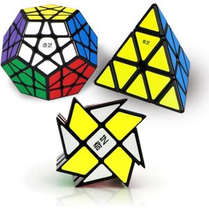 CASSE-TÊTE ROXENDA Speed Cube Set, Cube de Vitesse Pyramide D