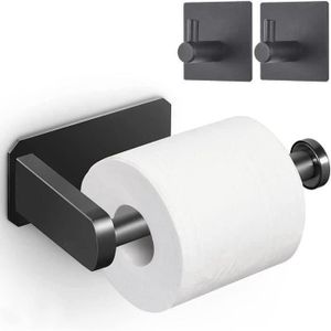 SERVITEUR WC rabais-Dérouleur Papier Toilette Mural Avec 4 Croc