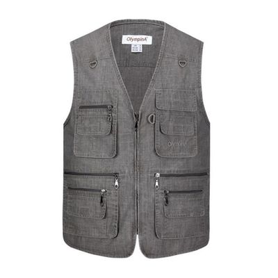 gilet sans manches multipoches reporter outdoor