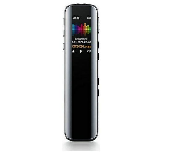 Mini Dictaphone 64Go - Enregistreur Vocal Numérique Espion Avec Boucle Clé - USB Type-C