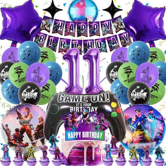 Lot de 8 fournitures et décorations de fête d'anniversaire La Reine des Neiges pour 8 personnes | Contenu