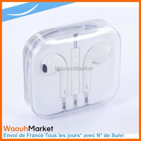 Écouteurs Apple EarPods Avec Connecteur Jack 3.5mm - Neufs Pour IPhone 6S Et Plus