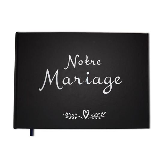 Livre D'or Mariage - Uttscheid - A4 Paysage - 100 Pages - Couverture Mate - Qualité Premium