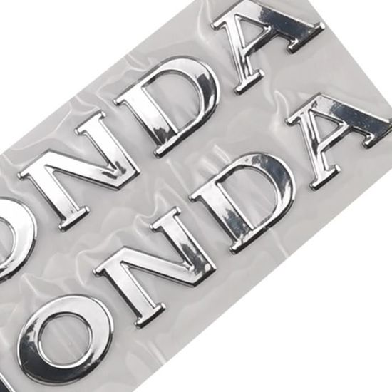 Argent - Moto 3D Emblème Badge Autocollant Réservoir Autocollant de Roue Pour Honda CB400 CBR600RR CB650R CB5
