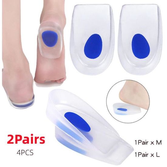 Semelles Augmentatrices De Hauteur Ailaka - Gain 1.5 à 3.6cm, Absorption Chocs, Invisibles - Homme/Femme
