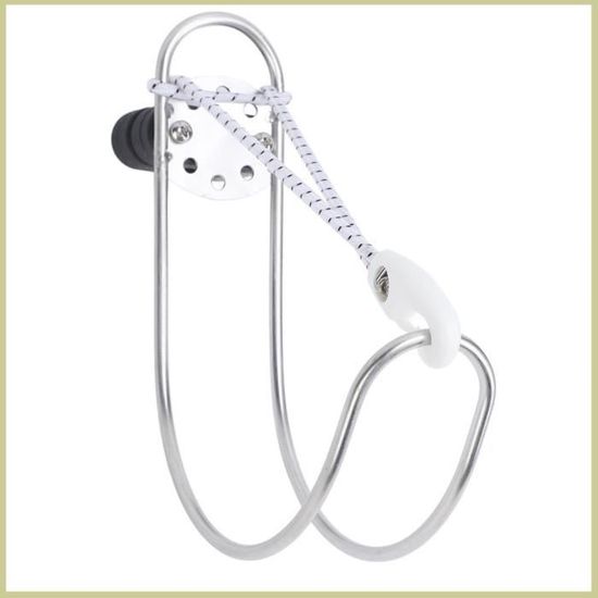 Support D’anneau De Bouée De Sauvetage En Inox – Pour Rail 22-25 Mm – Yacht, Bateau – Sécurité Marine