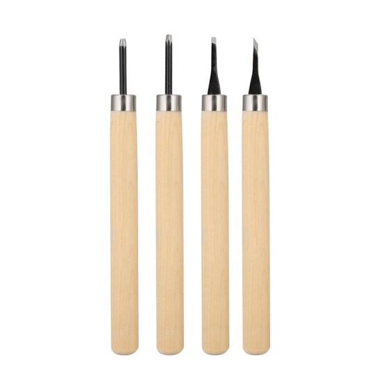 2 Couteaux à Sculpter Bois – Klotzli – Fabrication Suisse (occasion)
