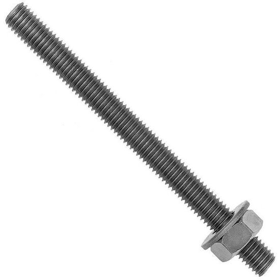 Lot de 2 roulettes rotatives filetées de 6 mm et 40 mm Noir