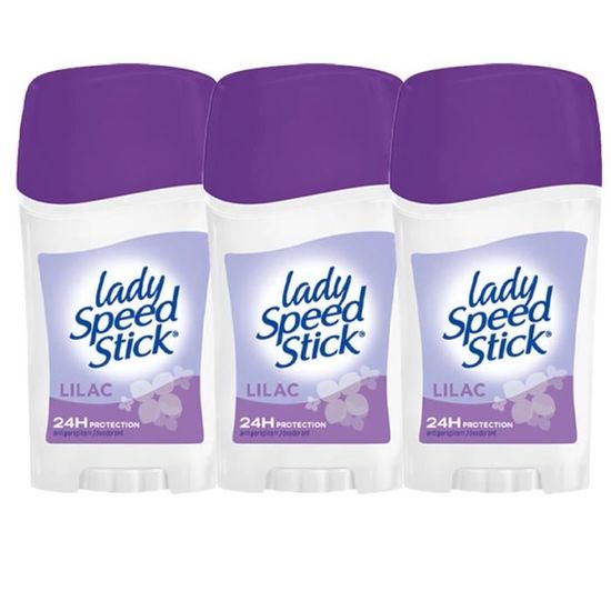 3 x Lilas Lady speed Stick Lilac Deodorant Antiperspirant