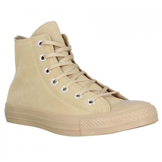 Baskets CONVERSE Chuck Taylor All Star Hi velours Femme-38-Camel Beige -  Cdiscount Chaussures