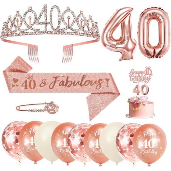 Couronne Anniversaire 40 Ans | Princesse Magique