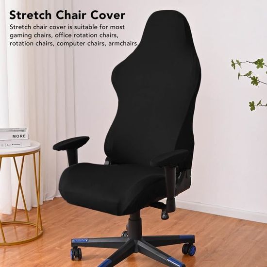 Housse De Chaise Gamer Tedkoo – Tissu élastique, Motif Gaming, Pour Chaises Avec Accoudoirs (chaise Non Incluse) - 4