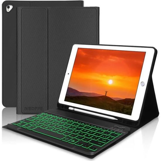 Coque Clavier Avec Trackpad Pour IPad 9,7" (6ème/5ème Gen) - AZERTY, Batterie 70h, Design Magnétique Amovible