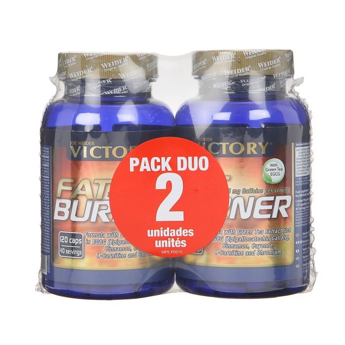 VICTORY Fat burner 2 x 120 gélules Pack Duo