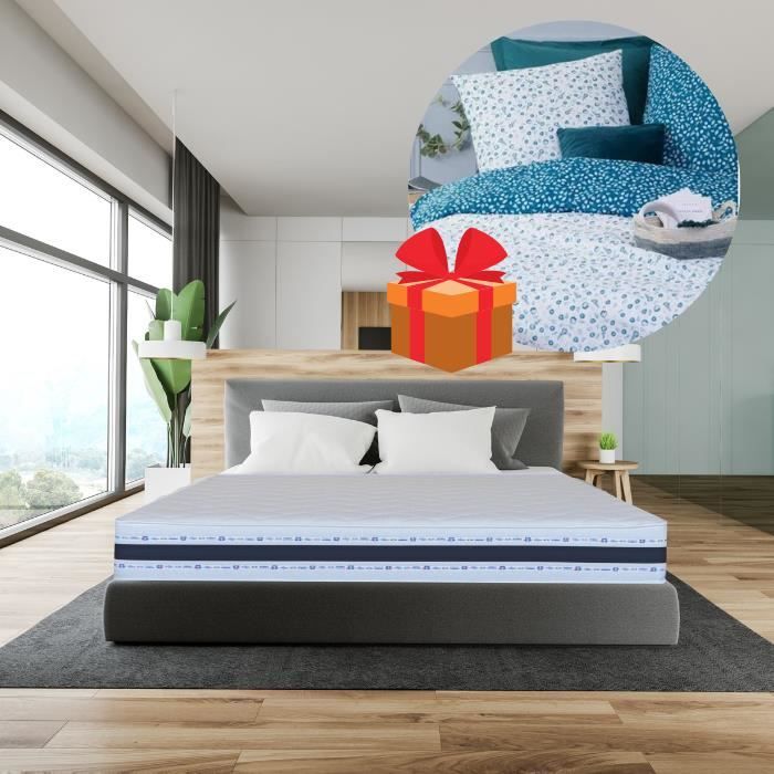 Matelas Luxe Confort Plus 140x190 - 22 cm - Confort Exceptionnele
