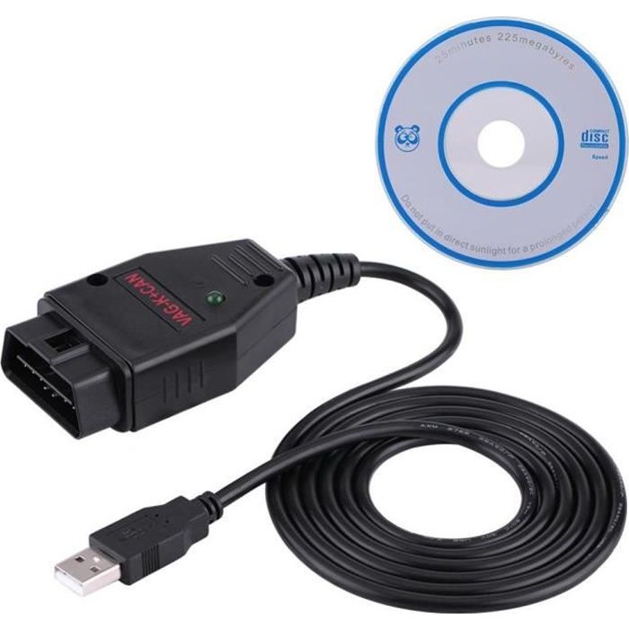 1.4m / 55inch scanner diagnostique outil de câble Auto VAG-K + CAN OBD2 pour VW Audi Skoda - royalachat