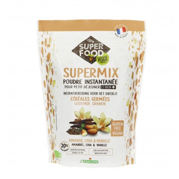 Supermix amande-chia-vanille 350gr - GermLine