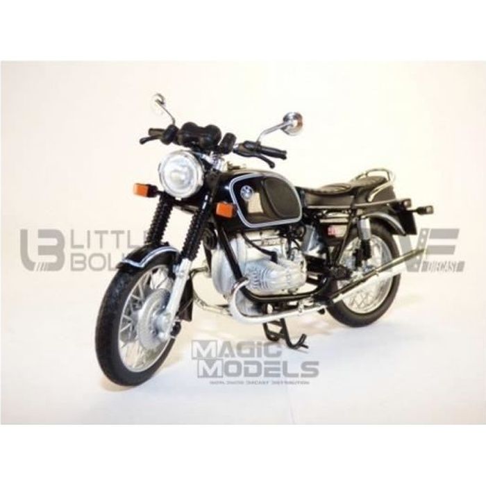 Voiture Miniature de Collection - NOREV 1/18 - BMW R90-6 1974 - Black - 182035