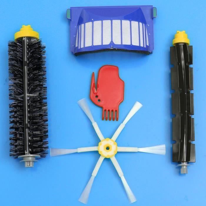Kit Filtre + Brosse Latérale Pr iRobot Roomba 600 Series 620 630 650 660 Vacuum Ma07142
