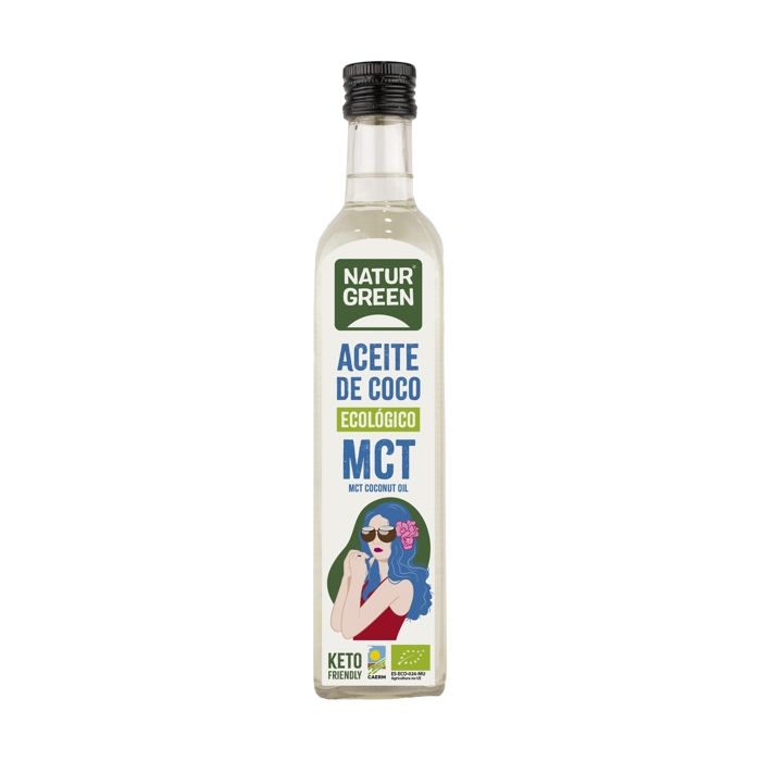 NATURGREEN - Huile de noix de coco MCT biologique 500 g