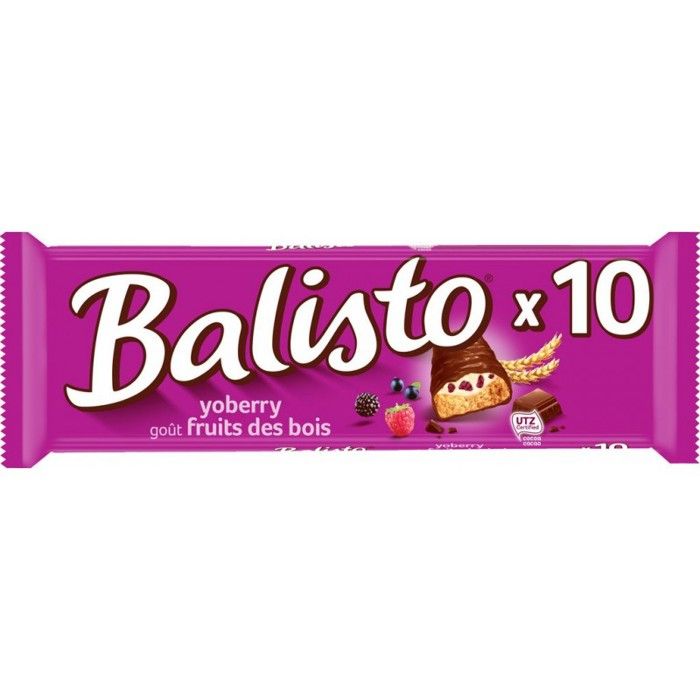 MARS WRIGLEY CONFECTIONERY FRANCE BALISTO Barres céréalières à la pomme verte - 10x18,5 g