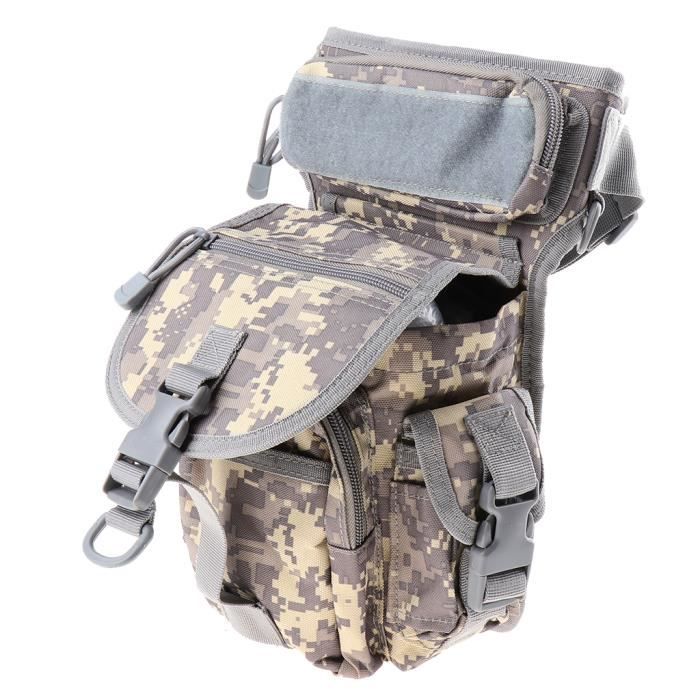 Paquet de Jambe de Jogging à Taille Packs Fanny Cuisse Pack Leg Rig Pochette ACU