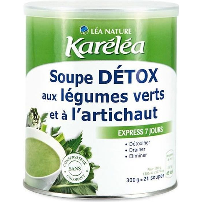 KARELEA Soupe détox aux légumes verts et à l'artichaut - 300g