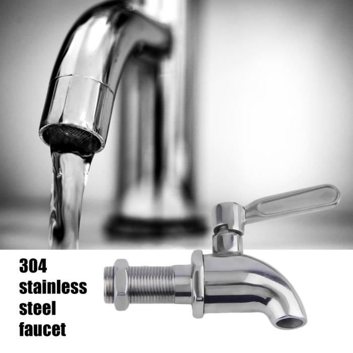 distributeur de boissons en acier inoxydable durable baril de vin robinet robinet à robinet pour la cuisine salle de bain à la mai