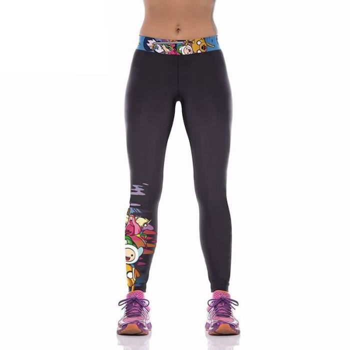 Femme 3D Printed Haut Élastique Leggings Sport Gym Leggings Yoga Jogging Pantalon #KK10073
