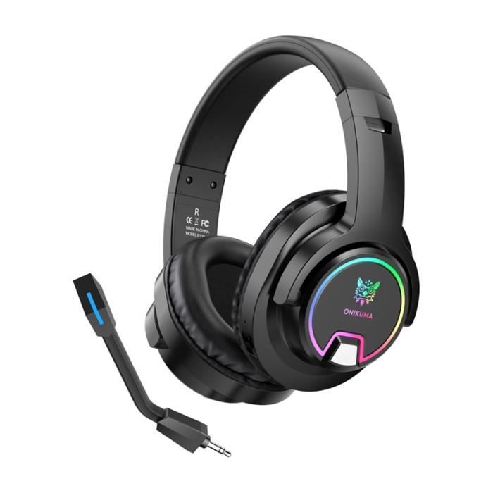 Oreillettes Bluetooth - B130 - ONIKUMA - sans fil bluetooth - micro et lumière LED