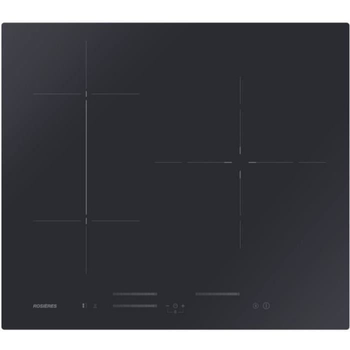 ROSIERES RCM634TPS/G3 - Plaque de cuisson induction - 3 zones - 60cm - FLEX+ 1 - Noir