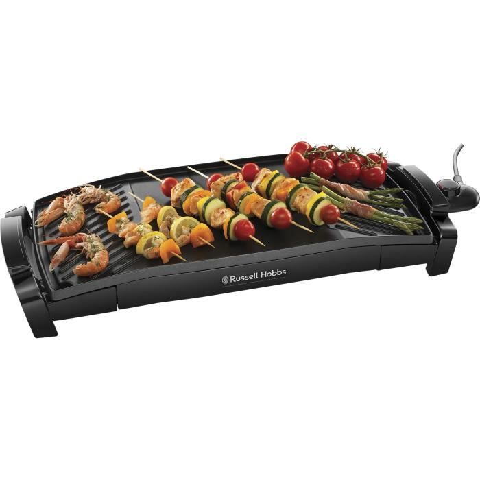RUSSELL HOBBS 22940-56 - Plancha 2 en 1 incurvée Maxicook - 2200 W