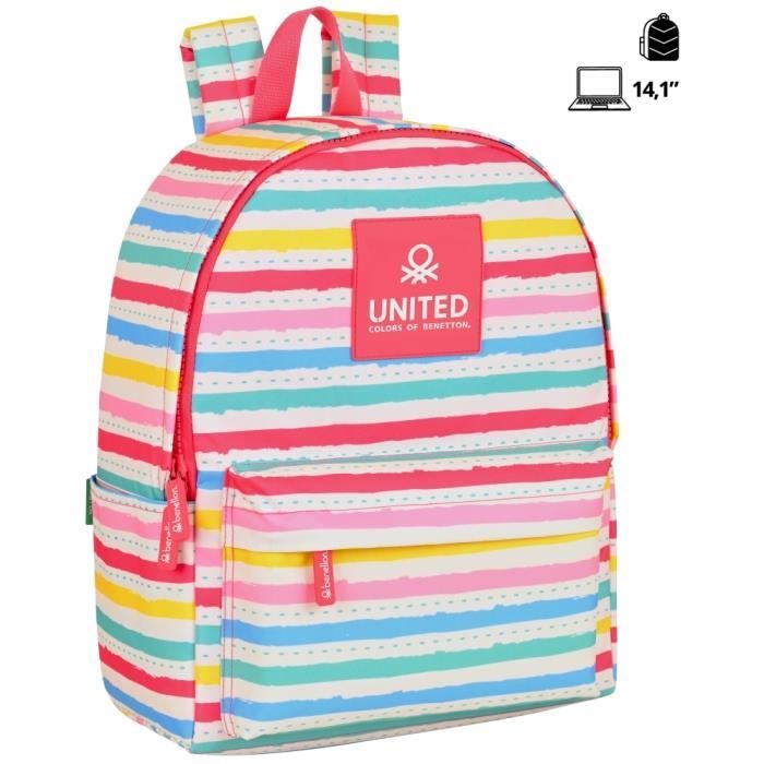 Sac à dos pour ordinateur portable enfant Safta Benetton - multicolor - TU