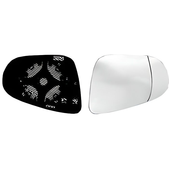 Miroir Glace rétroviseur extérieur gauche VOLKSWAGEN GOLF VI 2008-2012, dégivrant, à clipser, Neuf.