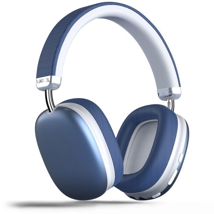 VEATOOL Casque sans Fil Bluetooth 5.3 Égalisation Tri-fréquence Son Stéréo Micro Intégré Autonomie de 40H Bleu Océan Profond