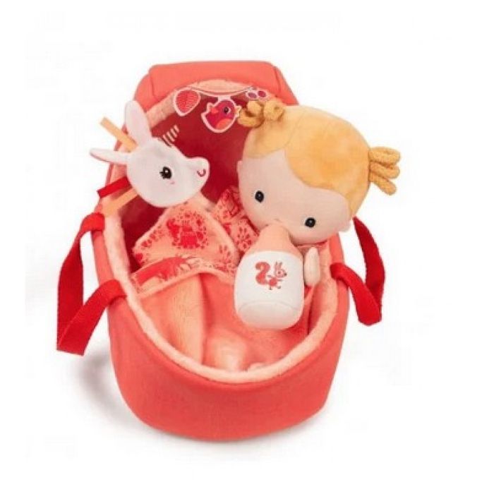Poupée - LILLIPUTIENS - Bébé Lena - Rouge - 30 cm - Douce et facile à manipuler