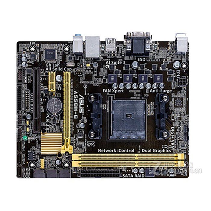 Carte mère ASUS A55BM-E AMD A55 Socket FM2+ 2xDDR3 32GB Micro ATX Reconditionné - Asus reconditionné disponible sur Cdiscount Seconde Vie