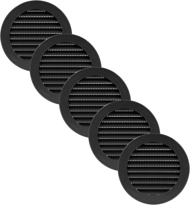 Lot De 2 Grilles D'aération Noires Pour Opel Adam Et Corsa D - ABS, Remplacement D'origine - 8