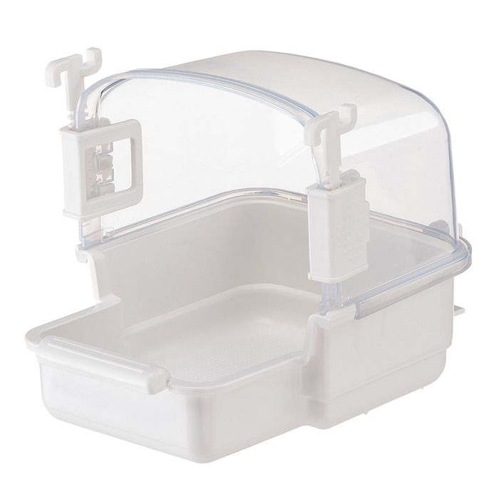 Comparer les prix de Ferplast RIO 2 Bain pour oiseaux perruches et petits perroquets RIO 2 - 19 x 15 x h 15 cm - Coloris assortis