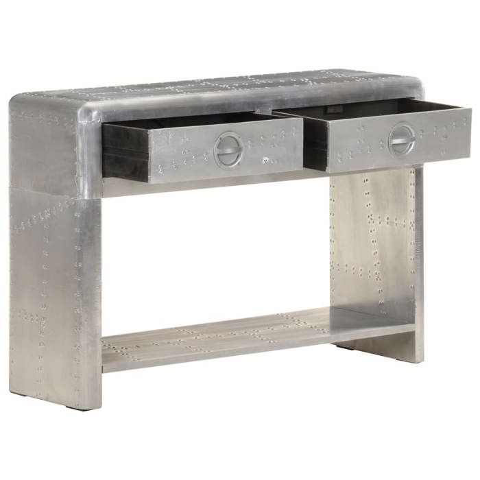 Buffet bahut - CLOUD - contemporain - de style aviation 110x35x75 cm Métal J1229
