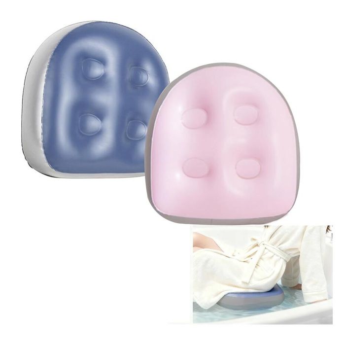 2 Pièces Siege Rehausseur De Spa Coussin De Siège - Coussin De Spa - Coussin Dassise Gonflable PVC pour Baignoire Bain À Remous